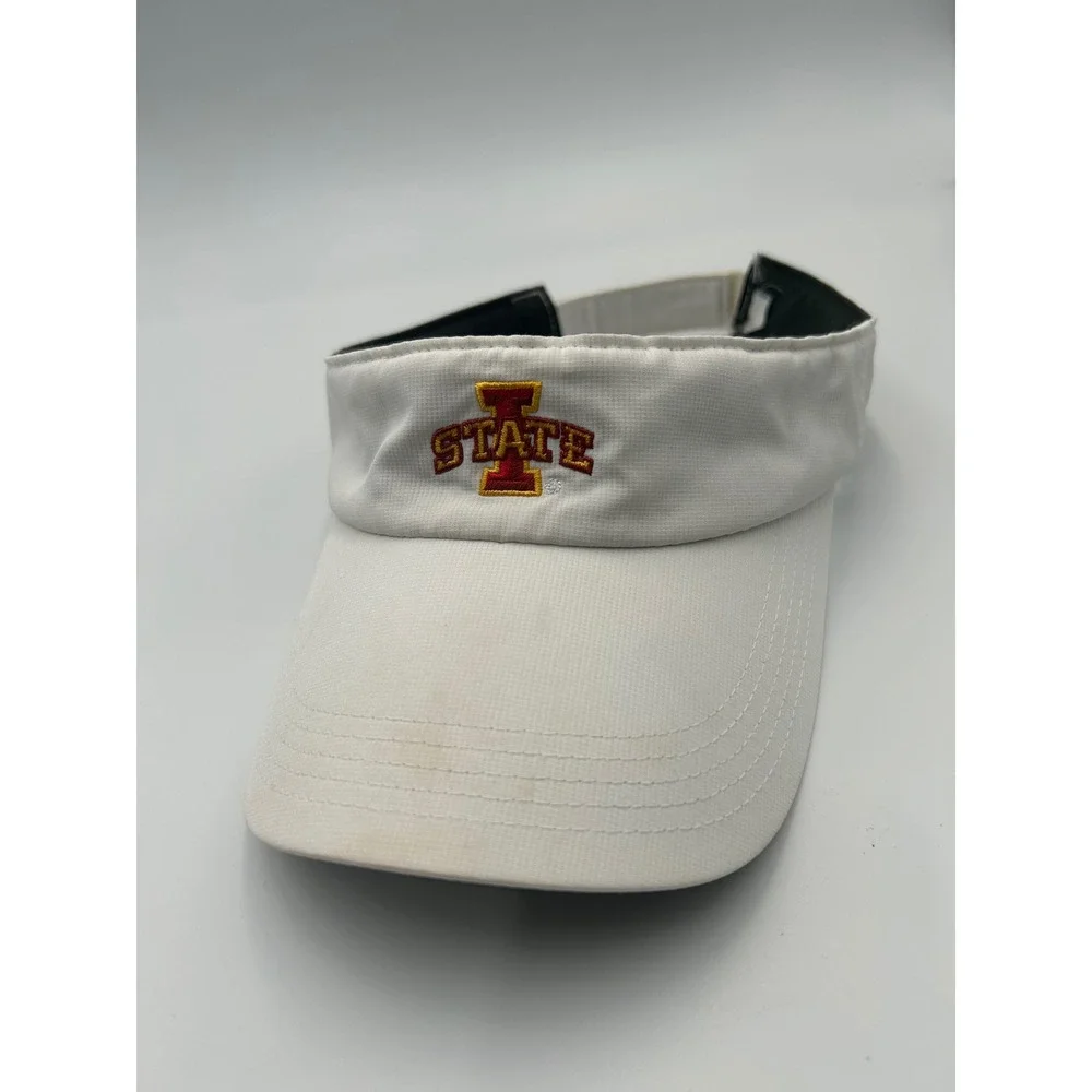 Nike Iowa State Cyclones Visor White Dri-FIT Adjustable Hat NCAA B1038